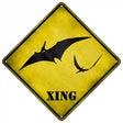 Pterodactyls Xing Novelty Metal Crossing Sign 16.5" (CX)