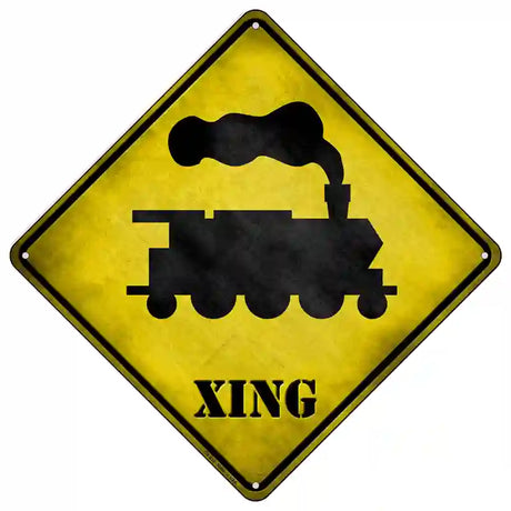 Train Xing Novelty Metal Crossing Sign 16.5" (CX)