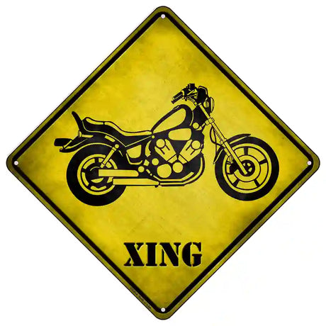 Classic American Chopper Xing Novelty Metal Crossing Sign 16.5" (CX)