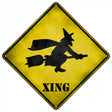 Simple Witch Xing Novelty Metal Crossing Sign 16.5" (CX)