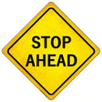 Stop Ahead Novelty Metal Crossing Sign 16.5" (CX)