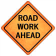 Road Work Ahead Novelty Metal Crossing Sign 16.5" (CX)