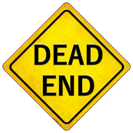 Dead End Novelty Metal Crossing Sign 16.5" (CX)