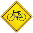 Bicycle Novelty Metal Crossing Sign 16.5" (CX)