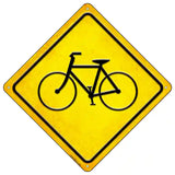 Bicycle Novelty Metal Crossing Sign 16.5" (CX)