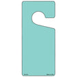 Mint Solid Blank Novelty Metal Door Hanger DH-016