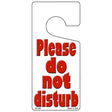 Please Do Not Disturb Novelty Metal Door Hanger DH-026