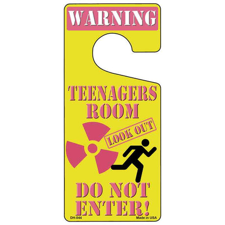 Teenager Room Pink Novelty Metal Door Hanger DH-044