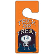 Trick Or Treat Skeleton Novelty Metal Door Hanger DH-155