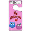 My Valentine Novelty Metal Door Hanger DH-162