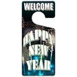 Happy New Year Novelty Metal Door Hanger DH-172