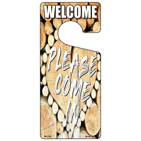 Please Come In Novelty Metal Door Hanger DH-184