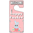 Happy Easter Novelty Metal Door Hanger DH-196