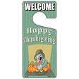 Happy Thanksgiving Novelty Metal Door Hanger DH-197