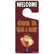 Grab A Drink Novelty Metal Door Hanger DH-219