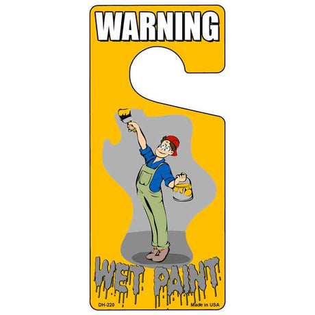 Wet Paint Novelty Metal Door Hanger DH-220