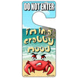 Im In A Crabby Mood Novelty Metal Door Hanger DH-237