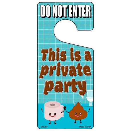 Private Party Novelty Metal Door Hanger DH-267