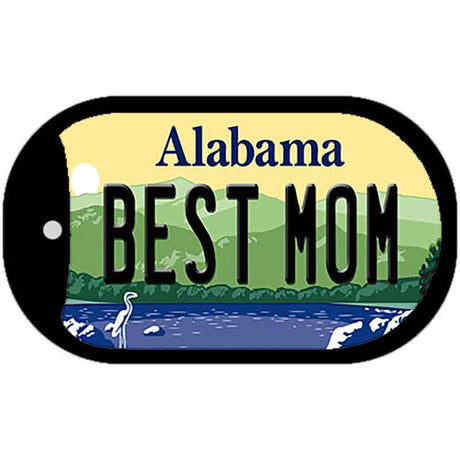 Best Mom Alabama Novelty Metal Dog Tag Necklace DT-10000