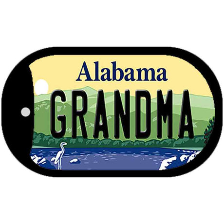 Grandma Alabama Novelty Metal Dog Tag Necklace DT-10003