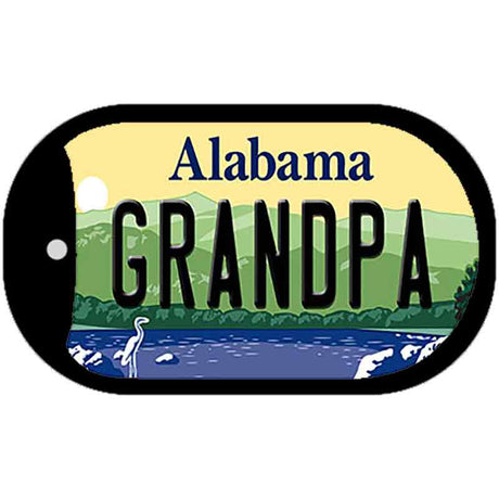 Grandpa Alabama Novelty Metal Dog Tag Necklace DT-10004