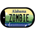 Zombie Alabama Novelty Metal Dog Tag Necklace DT-10020