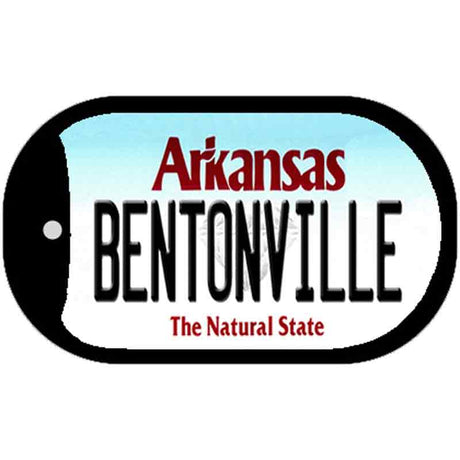 Bentonville Arkansas Novelty Metal Dog Tag Necklace DT-10031