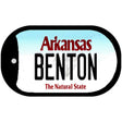 Benton Arkansas Novelty Metal Dog Tag Necklace DT-10033