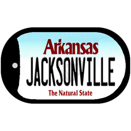 Jacksonville Arkansas Novelty Metal Dog Tag Necklace DT-10034