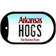 Hogs Arkansas Novelty Metal Dog Tag Necklace DT-10039