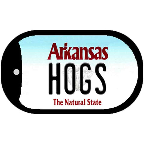 Hogs Arkansas Novelty Metal Dog Tag Necklace DT-10039