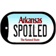 Spoiled Arkansas Novelty Metal Dog Tag Necklace DT-10047