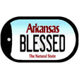 Blessed Arkansas Novelty Metal Dog Tag Necklace DT-10056