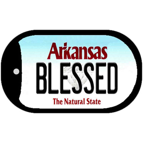 Blessed Arkansas Novelty Metal Dog Tag Necklace DT-10056