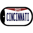 Cincinnati Ohio Novelty Metal Dog Tag Necklace DT-10068