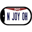 N Joy OH Ohio Novelty Metal Dog Tag Necklace DT-10073