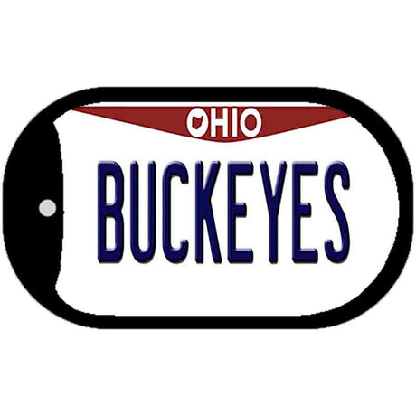 Buckeyes Ohio Novelty Metal Dog Tag Necklace DT-10074