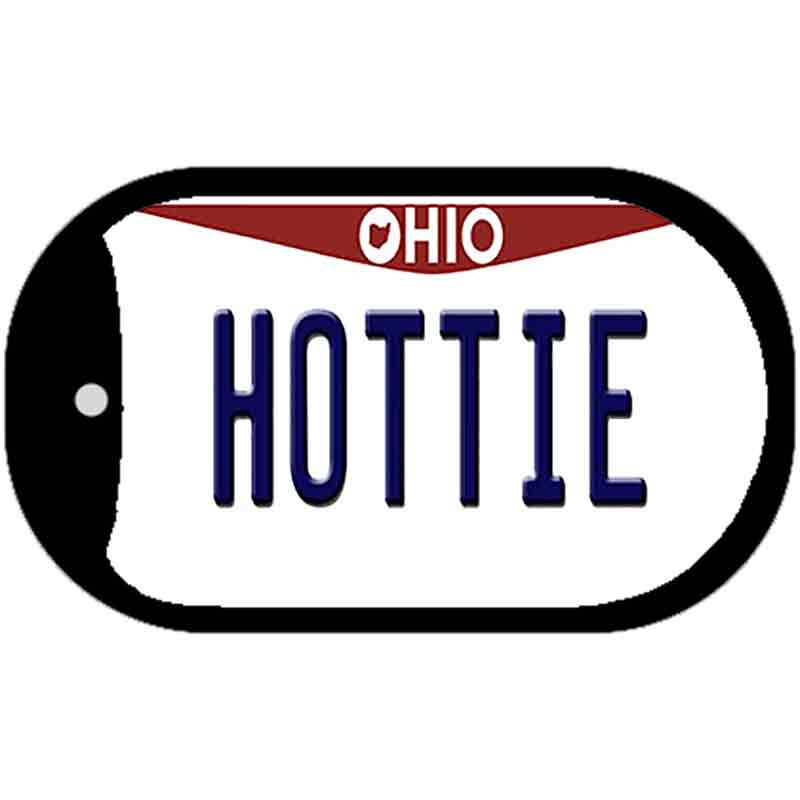 Hottie Ohio Novelty Metal Dog Tag Necklace DT-10077