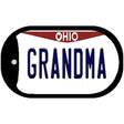 Grandma Ohio Novelty Metal Dog Tag Necklace DT-10078