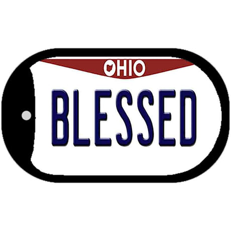 Blessed Ohio Novelty Metal Dog Tag Necklace DT-10093