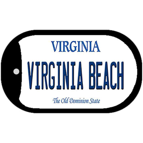 Virginia Beach Novelty Metal Dog Tag Necklace DT-10105