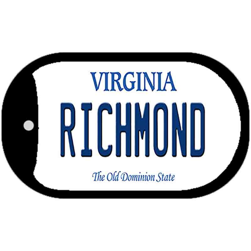 Richmond Virginia Novelty Metal Dog Tag Necklace DT-10109