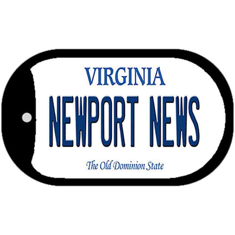 Newport News Virginia Novelty Metal Dog Tag Necklace DT-10110