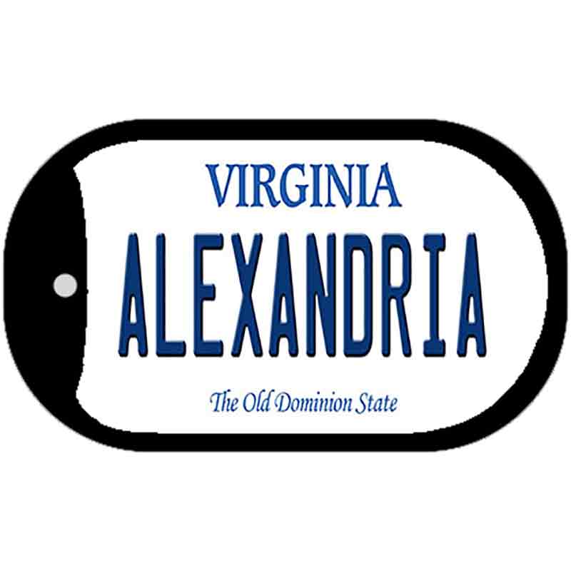 Alexandria Virginia Novelty Metal Dog Tag Necklace DT-10111