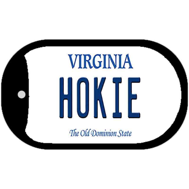 Hokie Virginia Novelty Metal Dog Tag Necklace DT-10116