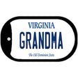 Grandma Virginia Novelty Metal Dog Tag Necklace DT-10120