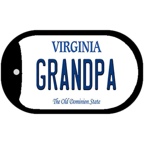 Grandpa Virginia Novelty Metal Dog Tag Necklace DT-10121