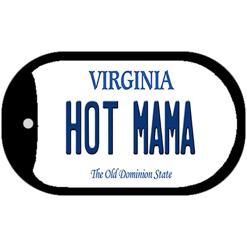 Hot Mama Virginia Novelty Metal Dog Tag Necklace DT-10125