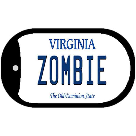 Zombie Virginia Novelty Metal Dog Tag Necklace DT-10126