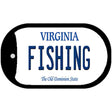 Fishing Virginia Novelty Metal Dog Tag Necklace DT-10129